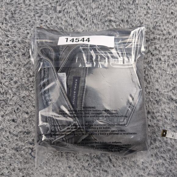 NYDJ Jeans Women 8 Gray Barbara Bootcut Denim Normcore Distressed Casual Stretch - Picture 10 of 10